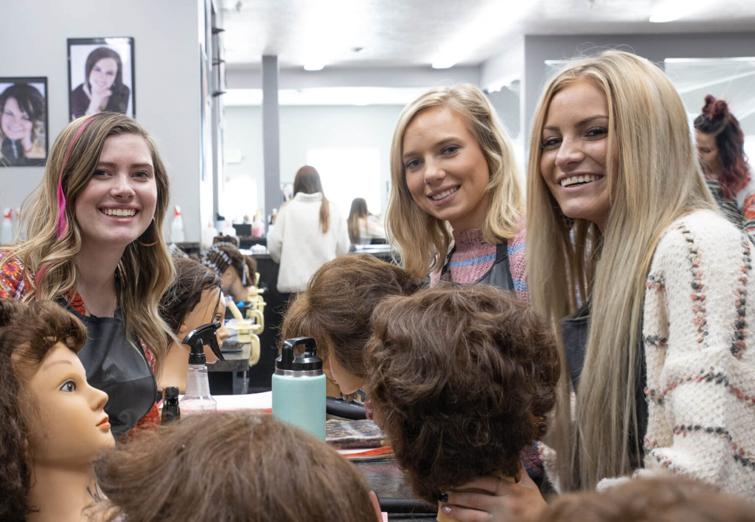 Students Evans Hairstyling College